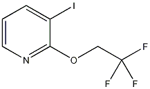 3-碘-2-(2,2,2-三氟乙氧基)吡啶结构式