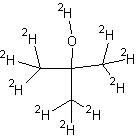叔-丁醇-d10结构式