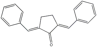 2,5-二苄烯基环戊酮结构式