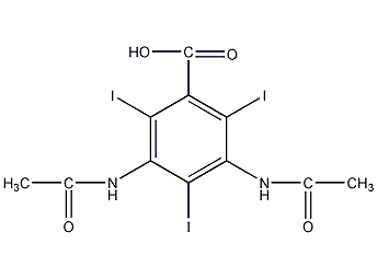 泛影酸结构式