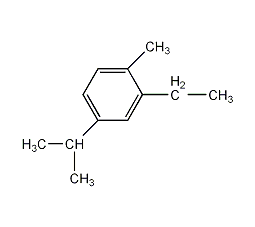 2-乙基-N-甲基-4-(1-甲基乙基)-苯结构式
