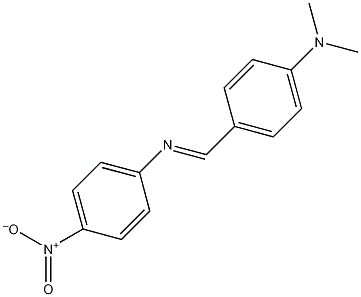 4'-(二甲氨基)苯亚甲基-4-硝基苯胺结构式
