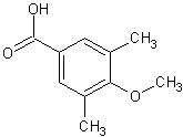 3,5-二甲基对茴香酸结构式