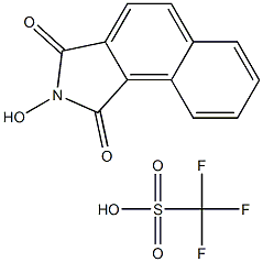 N-羟基萘酰亚胺三氟甲磺酸结构式