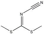 氰亚氨基二硫代碳酸二甲酯结构式