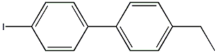 4-乙基-4'-碘代联苯结构式