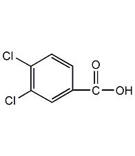 3,4-二氯苯甲酸结构式