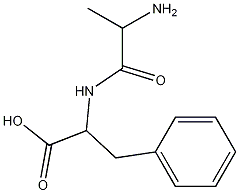 DL-丙氨酰-DL-苯丙氨酸结构式