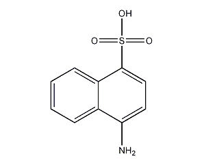 4-氨基萘-1-磺酸结构式