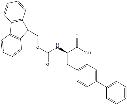 Fmoc-4-phenyl-D-Phe-OH结构式