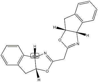 (-)-2,2'-亚甲基双(3α,8α-二氢-8H-茚并[1,2-d]噁唑结构式
