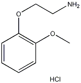 2-(2-甲氧基苯氧基)乙胺盐酸盐结构式