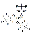 三氟甲磺酸钆(III)结构式