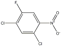 2,4-二氯-5-氟硝基苯结构式