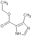 5-甲基-1H-咪唑-4-羧酸乙酯结构式