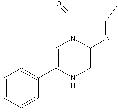2-Methyl-6-phenyl-3,7-dihydroimidazo[1,2-a]pyrazin-3(7H)-one结构式