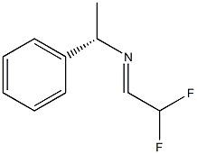 (S)-N-(2,2-二氟亚乙基)-1-苯乙胺结构式