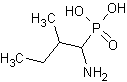 (1-氨基-2-甲基丁基)磷酸结构式