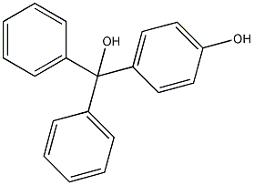 (4-羟苯基)二苯基甲醇结构式