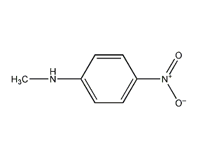 N-甲基对硝基苯胺结构式