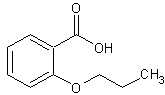 2-正丙氧基苯甲酸结构式
