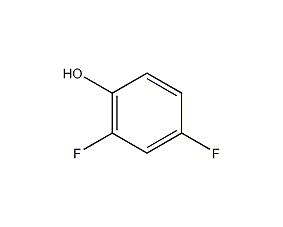 2,4-二氟苯酚结构式