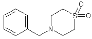 4-苄基硫代吗啉-1,1-二氧化硫结构式