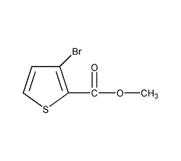 3-溴噻酚-2-羧酸甲酯结构式