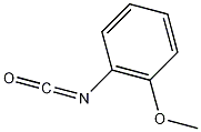2-甲氧基苯基异氰酸酯结构式