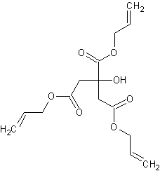 柠檬酸三烯丙酯结构式