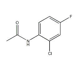 2-氯-4-氟乙酰苯胺结构式