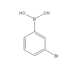 3-溴苯硼酸结构式