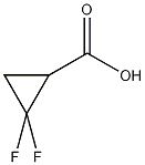 2,2-二氟环丙烷羧酸结构式