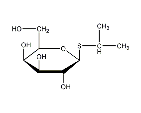 异丙基-β-D-硫代半乳糖苷结构式