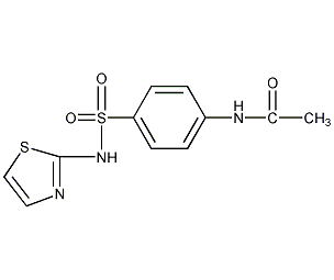 4'-(噻唑-2-磺酰苯基)乙酰胺结构式
