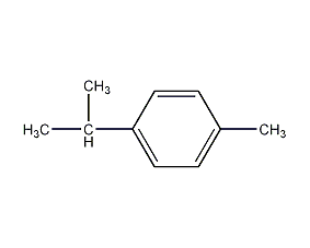 对甲基异丙基苯结构式