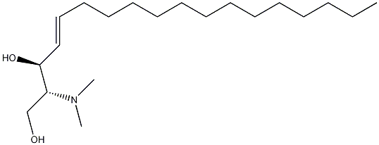 N,N-二甲基鞘胺醇结构式