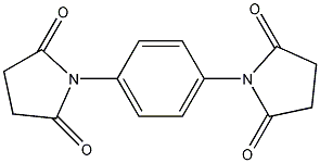 N,N'-(1,4-亚苯基)双马来酰亚胺结构式