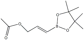 3-乙酰氧基-1-丙烯基硼酸 频哪酯结构式