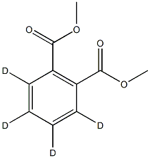 邻苯二甲酸二甲酯-3,4,5,6-d4结构式