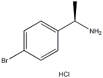 (R)-(+)-1-(4-溴苯基)乙胺盐酸盐结构式