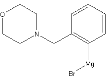 [2-(4-吗啉甲基)苯基]溴化镁结构式