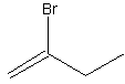 2-溴-1-丁烯结构式