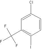 5-氯-2-碘代苯并三氟结构式
