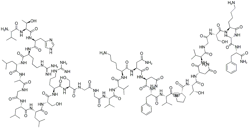 降钙素基因相关肽片段8-37人体结构式