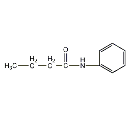 N-苯基丁烷酰胺结构式