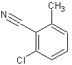 2-氯-6-甲基苯甲腈结构式