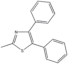 2-甲基-4,5-二苯噻唑结构式