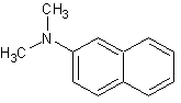 N,N-二甲基-2-萘胺结构式