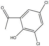 3',5'-二氯-2'-羟基苯乙酮结构式